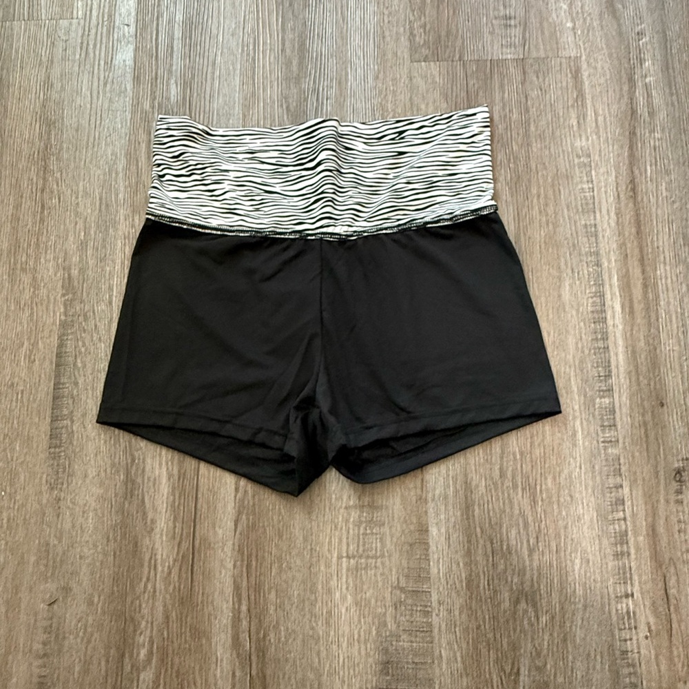 Zebra Print Trashy Mcbling Fold Over Mini Shorts Cute Perfect Outfit Workout